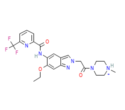 2D structure of the orthosteric ligand