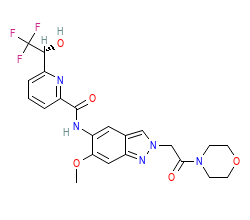 2D structure of the orthosteric ligand