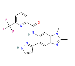 2D structure of the orthosteric ligand