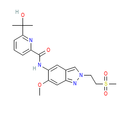 2D structure of the orthosteric ligand