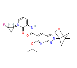 2D structure of the orthosteric ligand