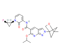 2D structure of the orthosteric ligand
