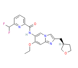 2D structure of the orthosteric ligand