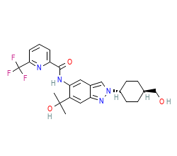 2D structure of the orthosteric ligand