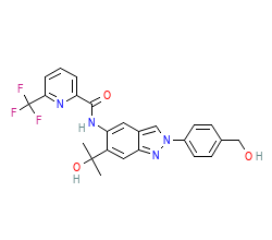 2D structure of the orthosteric ligand