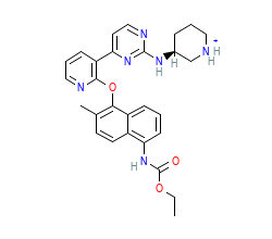 2D structure of the orthosteric ligand