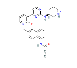 2D structure of the orthosteric ligand