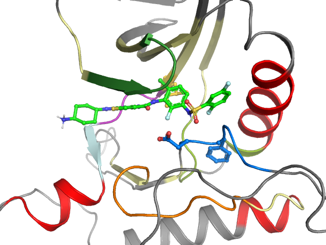The orthosteric binding pocket