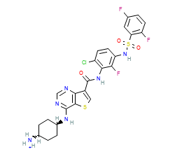2D structure of the orthosteric ligand