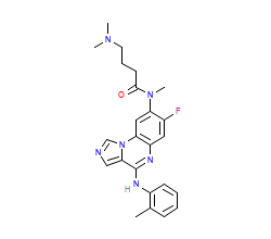2D structure of the orthosteric ligand