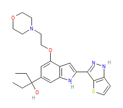 2D structure of the orthosteric ligand