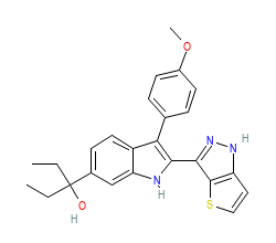 2D structure of the orthosteric ligand