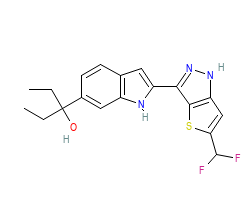 2D structure of the orthosteric ligand