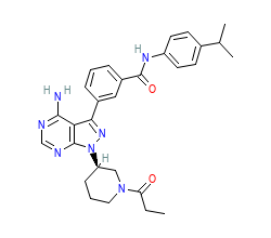 2D structure of the orthosteric ligand