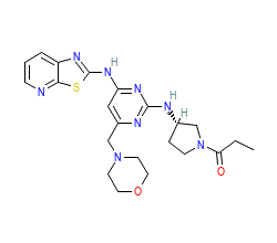 2D structure of the orthosteric ligand