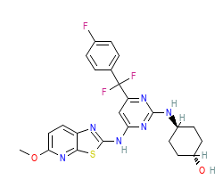 2D structure of the orthosteric ligand