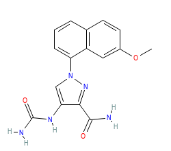 2D structure of the allostericligand