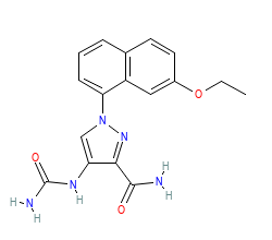 2D structure of the allostericligand