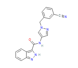 2D structure of the orthosteric ligand