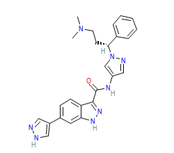 2D structure of the orthosteric ligand