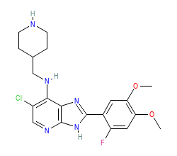 2D structure of the orthosteric ligand