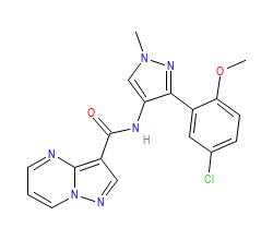 2D structure of the orthosteric ligand