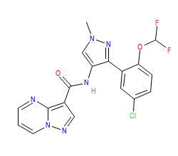 2D structure of the orthosteric ligand