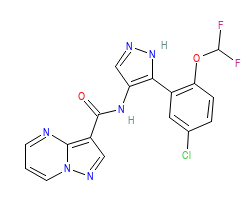 2D structure of the orthosteric ligand