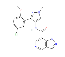2D structure of the orthosteric ligand