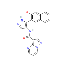 2D structure of the orthosteric ligand