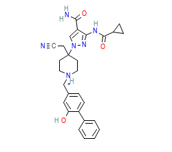 2D structure of the orthosteric ligand