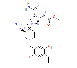 2D structure of the orthosteric ligand