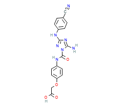 2D structure of the orthosteric ligand