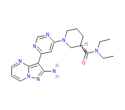 2D structure of the orthosteric ligand
