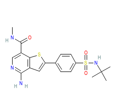 2D structure of the orthosteric ligand