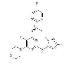 2D structure of the orthosteric ligand
