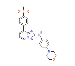 2D structure of the orthosteric ligand