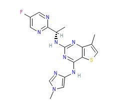 2D structure of the orthosteric ligand