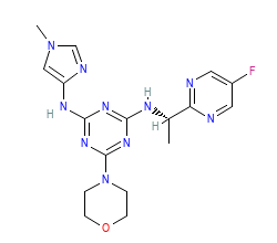 2D structure of the orthosteric ligand