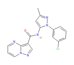 2D structure of the orthosteric ligand