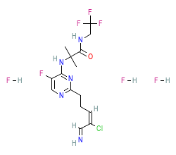2D structure of the orthosteric ligand