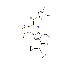 2D structure of the orthosteric ligand