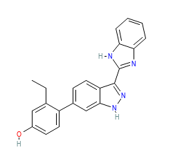 2D structure of the orthosteric ligand