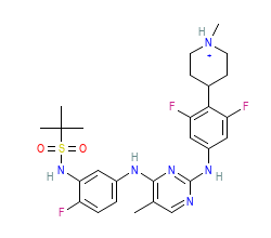 2D structure of the orthosteric ligand