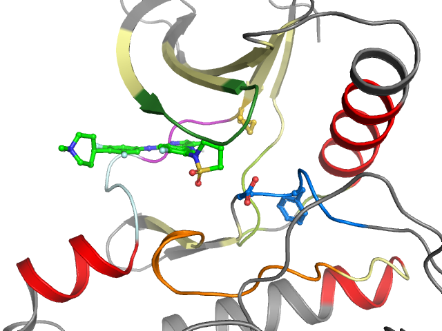 The orthosteric binding pocket