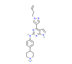 2D structure of the orthosteric ligand