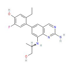 2D structure of the orthosteric ligand
