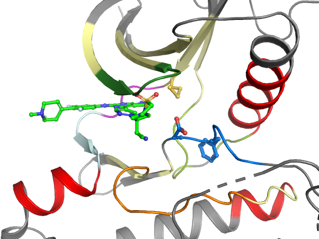 The orthosteric binding pocket