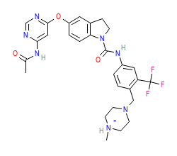 2D structure of the orthosteric ligand