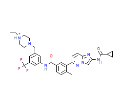 2D structure of the orthosteric ligand
